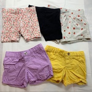 Lot of 5 Old Navy Girls 4T Shorts